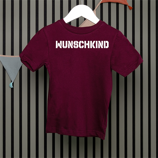 Kids T-Shirt - Wunschkind - Serif - in 5 Farben