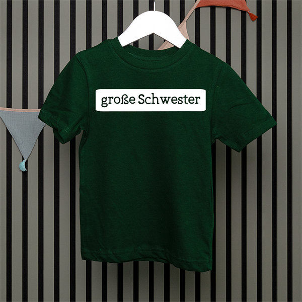 Kids T-Shirt - Große Schwester - Serif - in 5 Farben