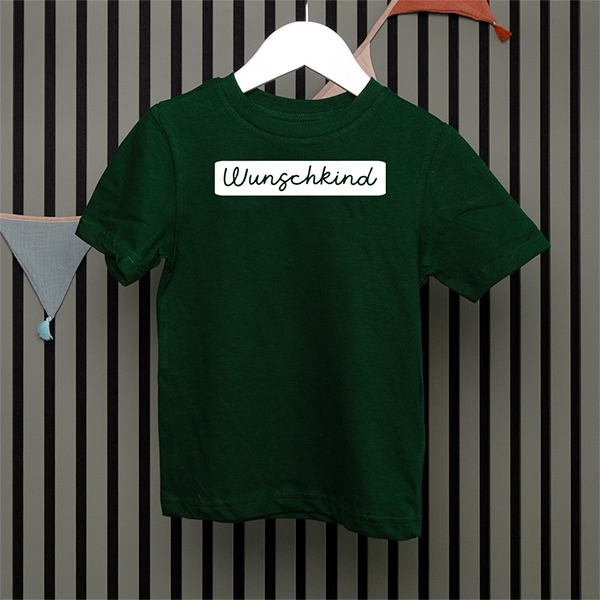 Kids T-Shirt - Wunschkind - Handschrift - in 5 Farben