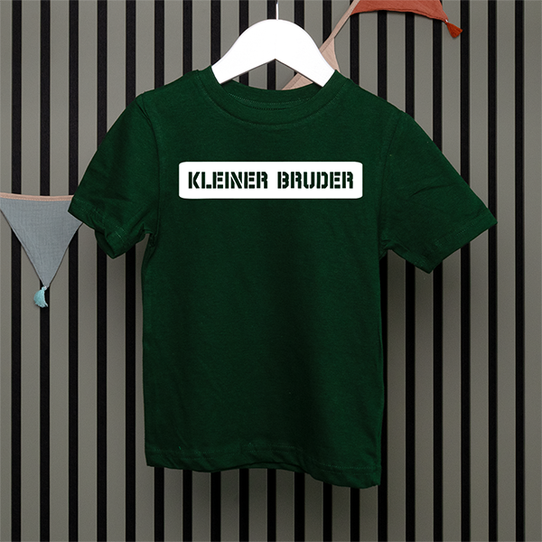 Kids T-Shirt - kleiner Bruder - Serif - in 5 Farben