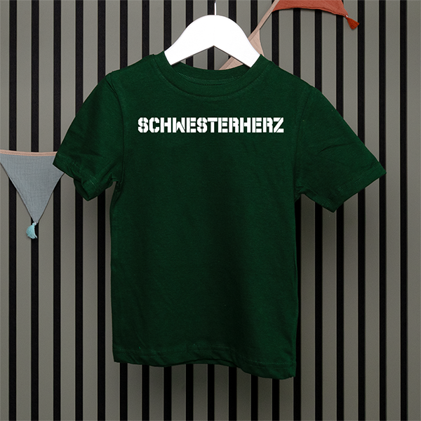 Kids T-Shirt - Schwesterherz - Serif - in 5 Farben