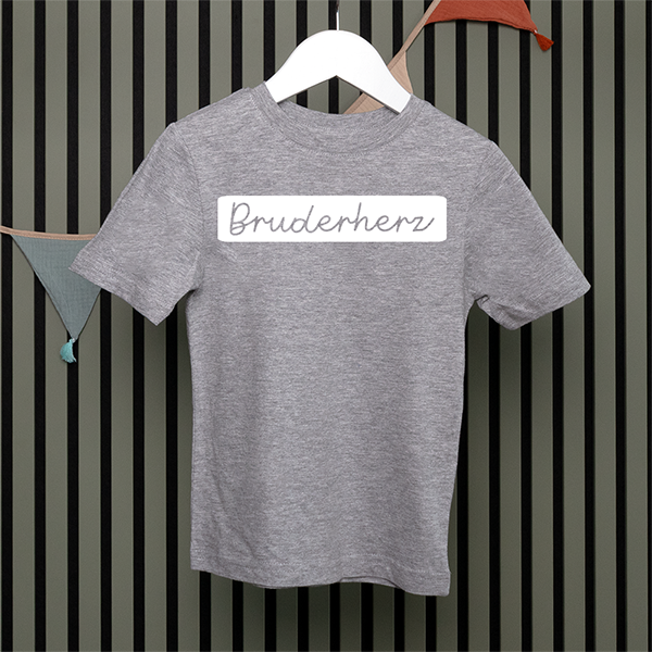 Kids T-Shirt - Bruderherz - Handschrift - in 5 Farben