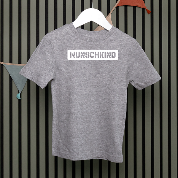 Kids T-Shirt - Wunschkind - Serif - in 5 Farben
