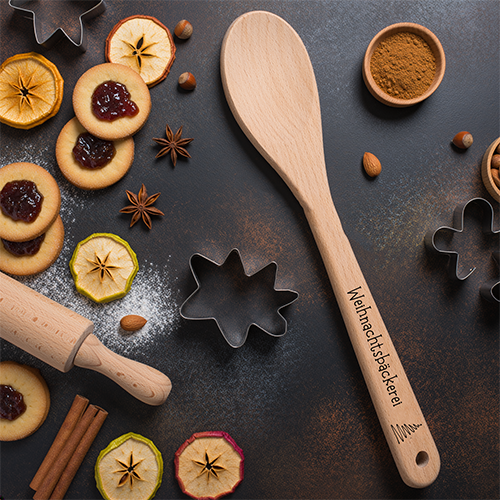 Weihnachts-Kochlöffel - personalisierbar